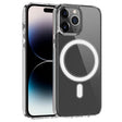 For iPhone 15 Pro Max MagSafe Clear Acrylic PC +TPU Phone Case(Transparent) - free shipping - PMC TechLife - Order now!
