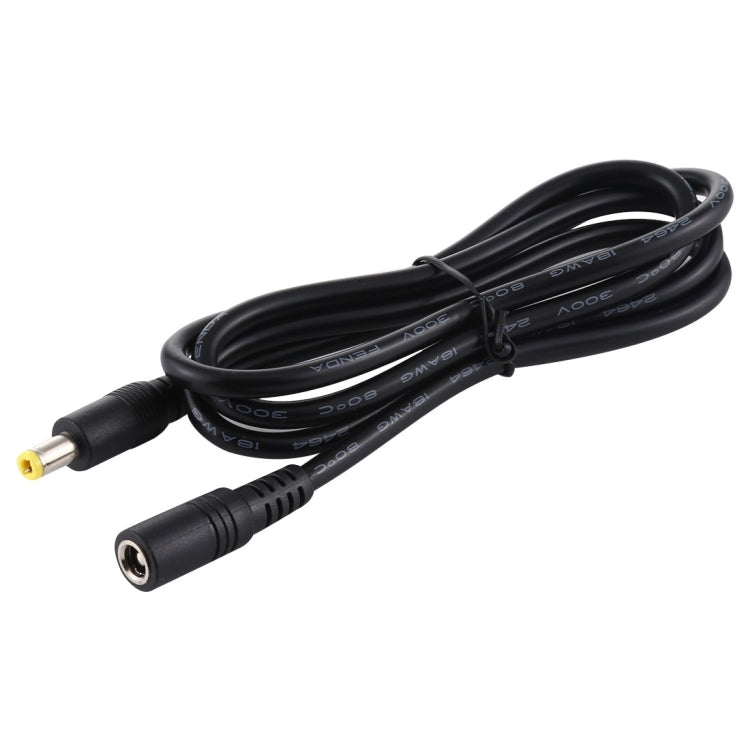 8A 5.5 x 2.5mm Female to Male DC Power Extension Cable, Cable Length:5m(Black) - Universal Power Adapter by PMC TechLife | Online Shopping South Africa | PMC TechLife