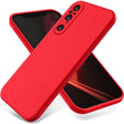 For Sony Xperia 1 V Pure Color Liquid Silicone Shockproof Phone Case(Red) - free shipping - PMC TechLife - Order now!