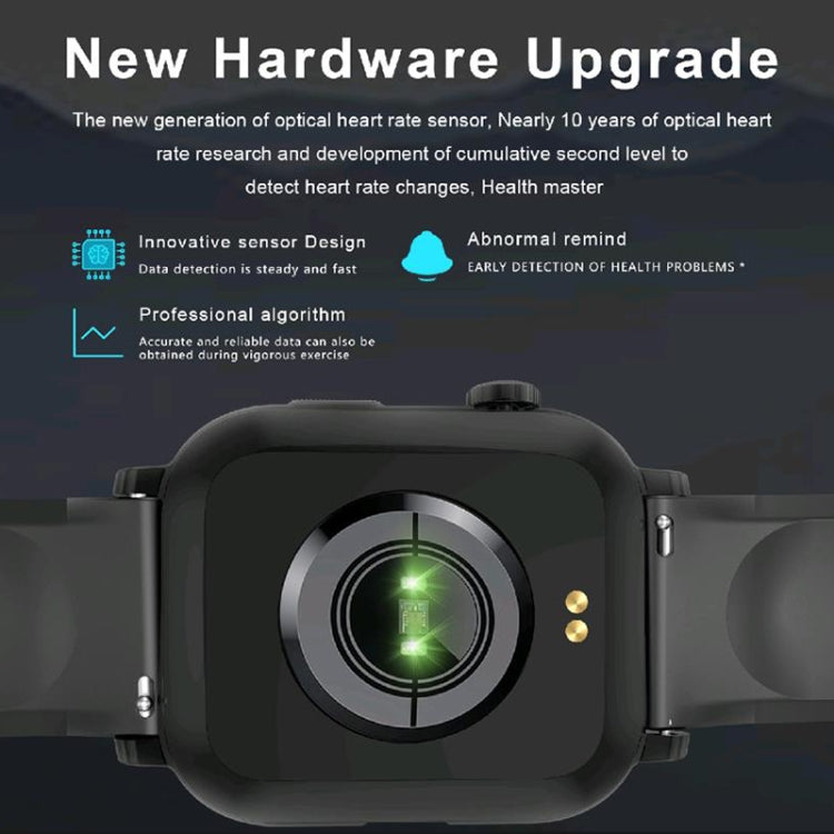 G96 1.85 inch HD Square Screen Rugged Smart Watch Support Bluetooth Calling/Heart Rate Monitoring/Blood Oxygen Monitoring(Green) - Smart Watches by PMC TechLife | Online Shopping South Africa | PMC TechLife