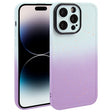 For iPhone 14 Pro Gradient Starry Silicone Phone Case with Lens Film(White Purple) - free shipping - PMC TechLife - Order now!