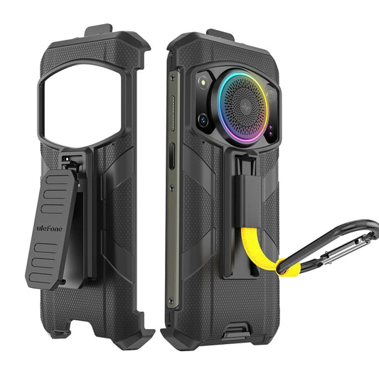 For Ulefone Armor 21 Ulefone Back Clip Phone Case with Carabiner(Black) - free shipping - PMC Jewellery - Order now!