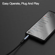Yesido YAU39 3.5mm Male to 3.5mm Male AUX Audio Adapter Cable(Black)