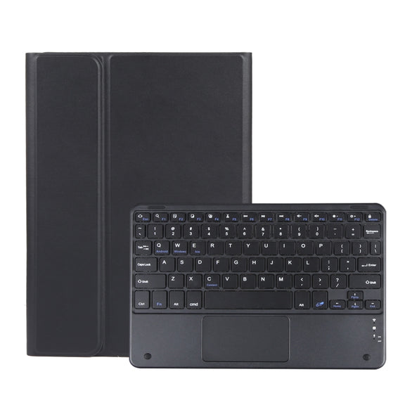 For Xiaomi Redmi Pad Ultra-thin Bluetooth Keyboard Leather Case with Touchpad(Black)