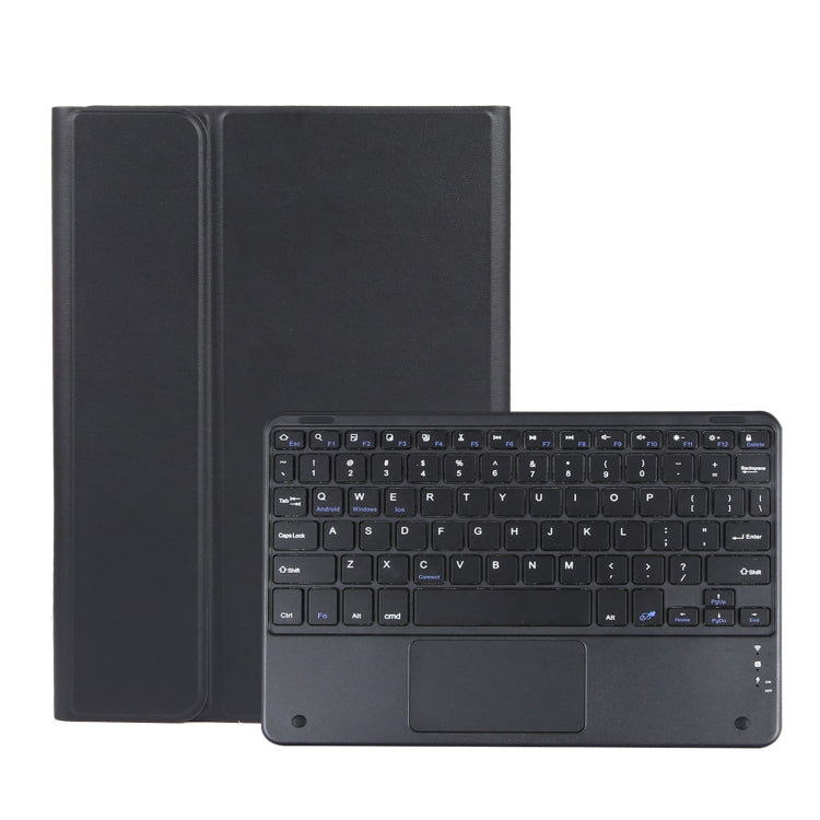 For Xiaomi Redmi Pad Ultra-thin Bluetooth Keyboard Leather Case with Touchpad(Black)