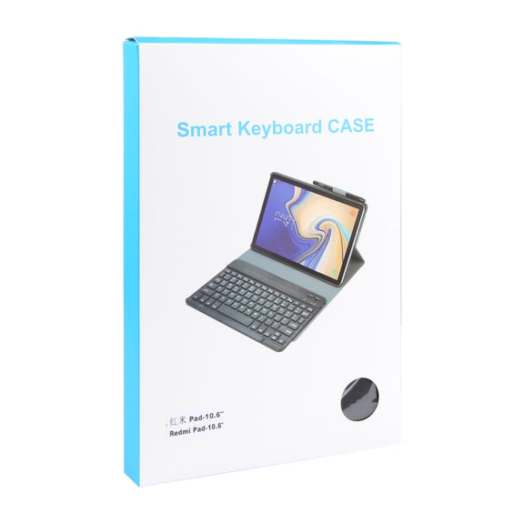 For Xiaomi Redmi Pad Ultra-thin Bluetooth Keyboard Leather Case with Touchpad(Black)