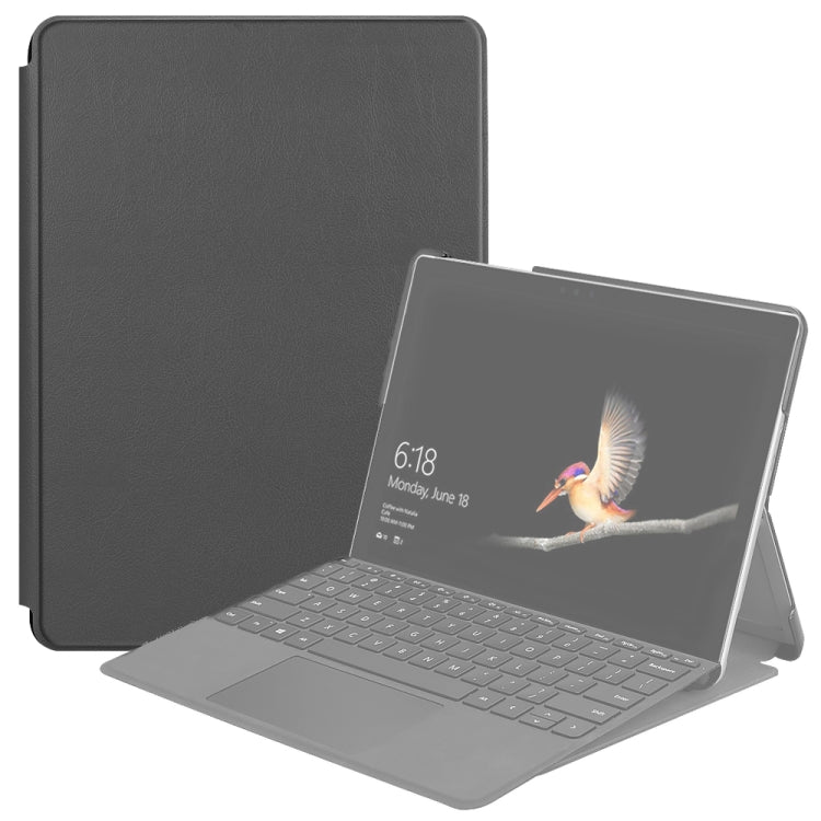 For Microsoft Surface Go 2 / Surface Go Voltage Elastic Texture Horizontal Flip Leather Case with Holder(Grey) - Others by PMC TechLife | Online Shopping South Africa | PMC TechLife | Buy Now Pay Later Mobicred