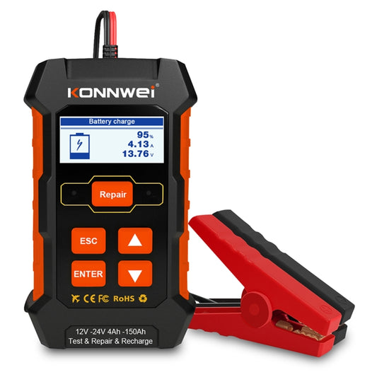 KONNWEI KW520 12V / 24V 3 in 1 Car Battery Tester with Detection & Repair & Charging Function(UK Plug) - free shipping - PMC Jewellery - Order now!