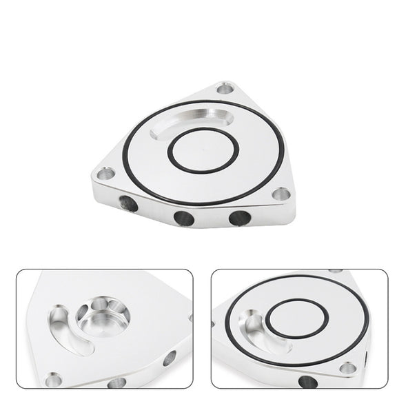 For Honda Civic 2015-2021 Car Turbo Blow Off Valve Plate Spacer BOV 1.5T Coupe Billet(Silver)
