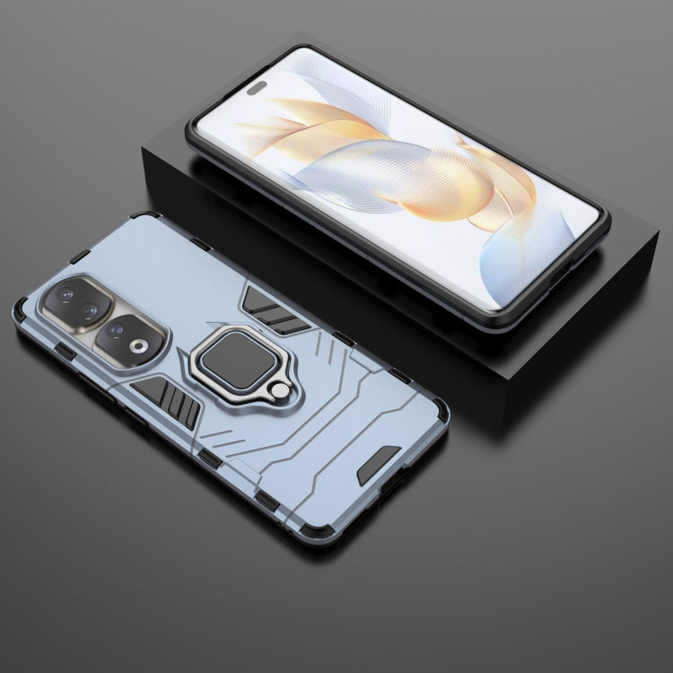 For Honor 90 Pro Magnetic Ring Holder PC + TPU Phone Case(Navy Blue) - free shipping - PMC TechLife - Order now!