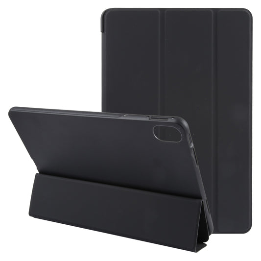 For Huawei MatePad 11 2023 GEBEI 3-folding Holder Shockproof Flip Leather Tablet Case(Black) - free shipping - PMC Jewellery - Order now!