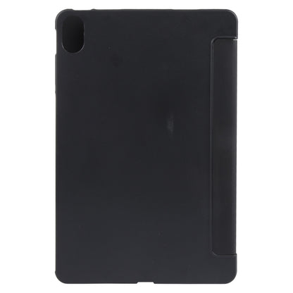 For Huawei MatePad 11 2023 GEBEI 3-folding Holder Shockproof Flip Leather Tablet Case(Black) - free shipping - PMC Jewellery - Order now!