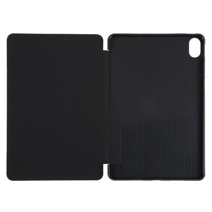 For Huawei MatePad 11 2023 GEBEI 3-folding Holder Shockproof Flip Leather Tablet Case(Black) - free shipping - PMC Jewellery - Order now!
