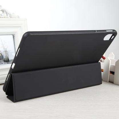 For Huawei MatePad 11 2023 GEBEI 3-folding Holder Shockproof Flip Leather Tablet Case(Black) - free shipping - PMC Jewellery - Order now!
