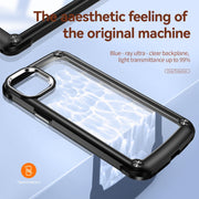 For iPhone 15 Plus TPU + PC Lens Protection Phone Case(Black)