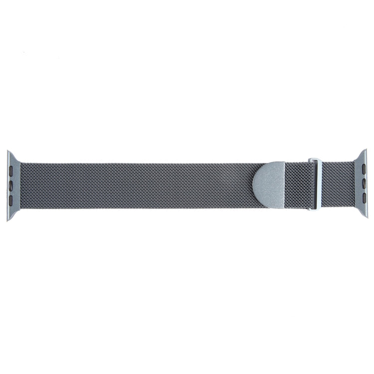 For Apple Watch Ultra 49mm Milanese Metal Magnetic Watch Band(Space Grey)