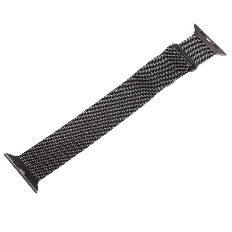 For Apple Watch SE 2022 40mm Milanese Metal Magnetic Watch Band(Gunmetal) - Watch Bands by PMC TechLife | Online Shopping South Africa | PMC TechLife