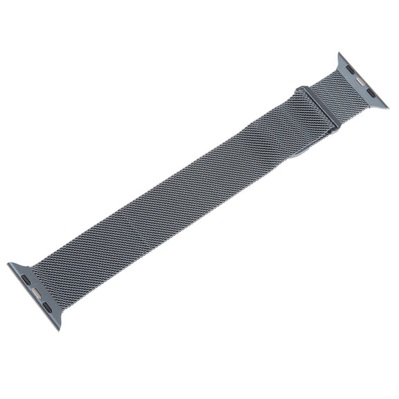 For Apple Watch SE 2022 44mm Milanese Metal Magnetic Watch Band(Space Grey)