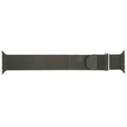 For Apple Watch 7 41mm Milanese Metal Magnetic Watch Band(Army Green)