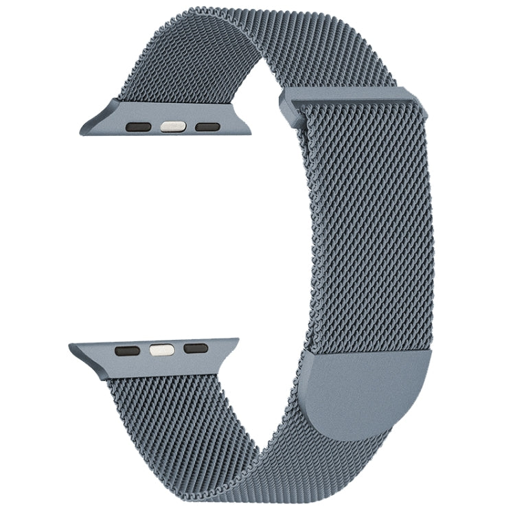 For Apple Watch SE 44mm Milanese Metal Magnetic Watch Band(Space Grey) - Watch Bands by PMC TechLife | Online Shopping South Africa | PMC TechLife