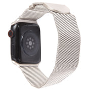 For Apple Watch 6 40mm Milanese Metal Magnetic Watch Band(Starlight)