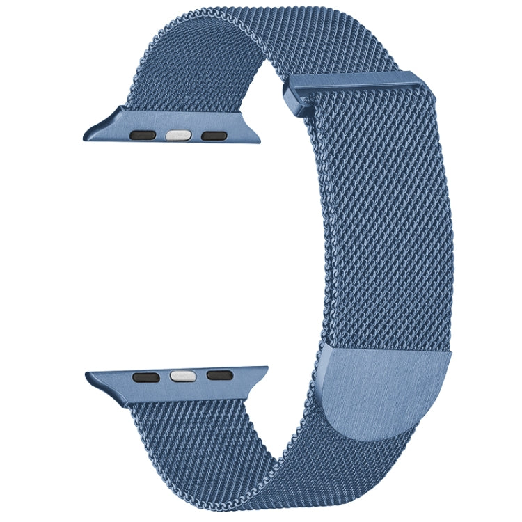 For Apple Watch 6 40mm Milanese Metal Magnetic Watch Band(Blue) - Watch Bands by PMC TechLife | Online Shopping South Africa | PMC TechLife