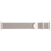 For Apple Watch 6 44mm Milanese Metal Magnetic Watch Band(Starlight)