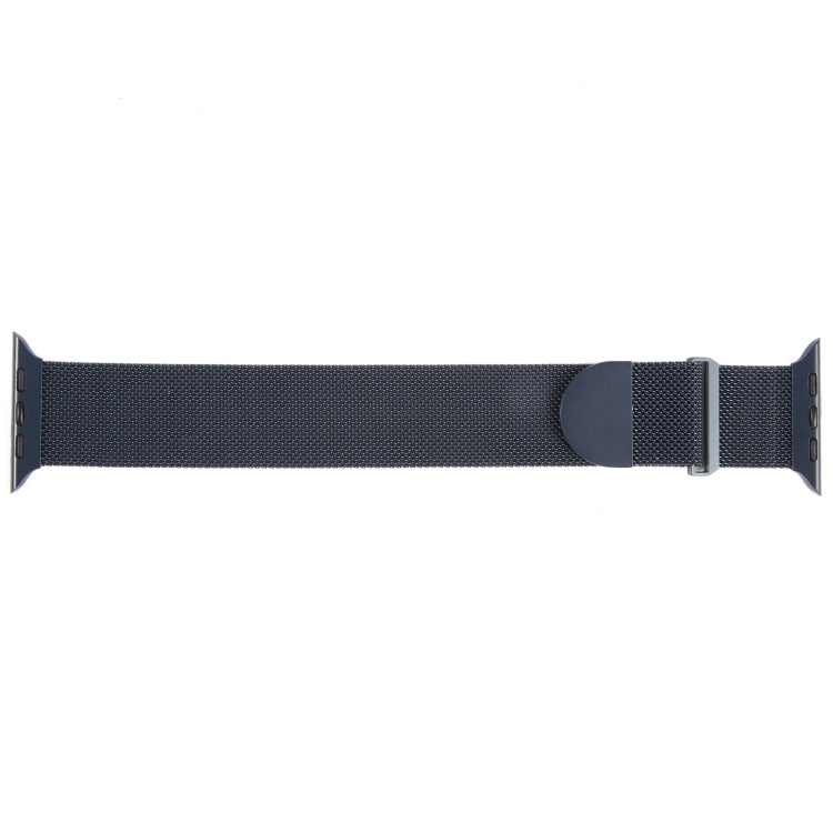 For Apple Watch 4 40mm Milanese Metal Magnetic Watch Band(Midnight Blue)
