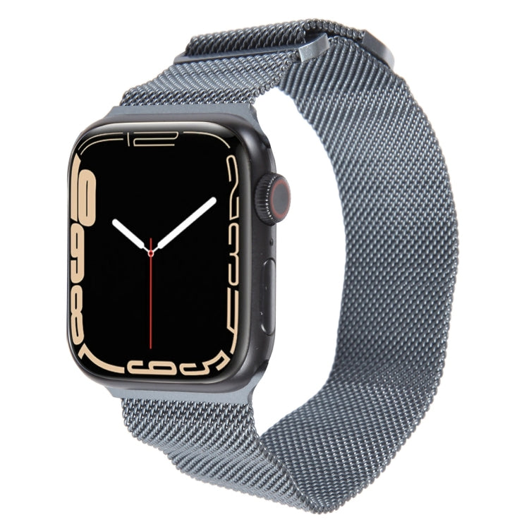 For Apple Watch 4 40mm Milanese Metal Magnetic Watch Band(Space Grey)