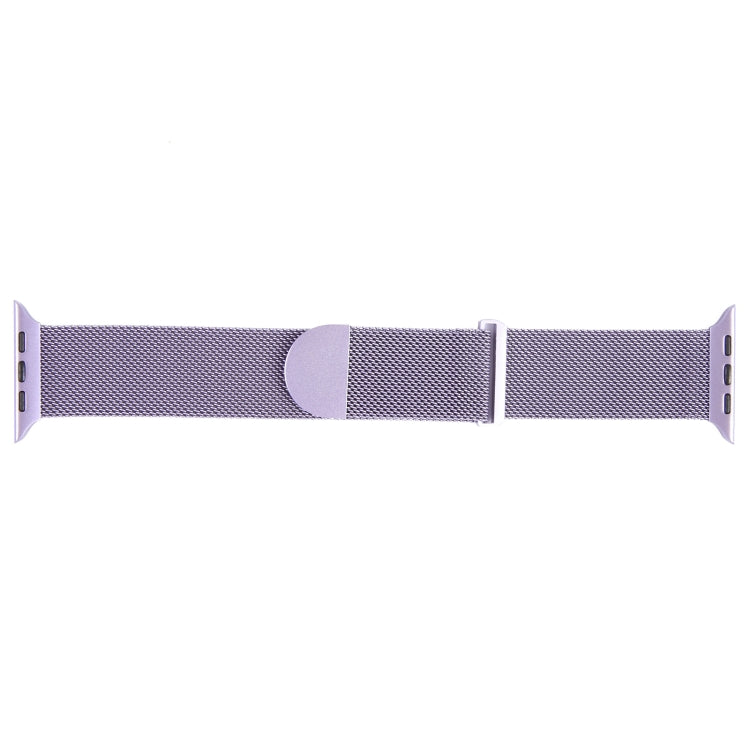 For Apple Watch 2 38mm Milanese Metal Magnetic Watch Band(Lavender Purple) - Watch Bands by PMC TechLife | Online Shopping South Africa | PMC TechLife