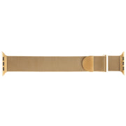 For Apple Watch 2 42mm Milanese Metal Magnetic Watch Band(Gold)