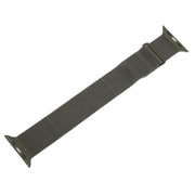 For Apple Watch 2 42mm Milanese Metal Magnetic Watch Band(Army Green)