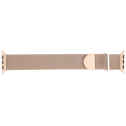 For Apple Watch 2 42mm Milanese Metal Magnetic Watch Band(Retro Gold)