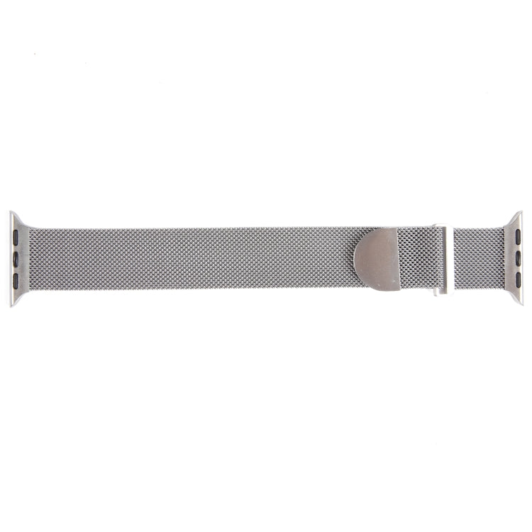 For Apple Watch 42mm Milanese Metal Magnetic Watch Band(Silver)