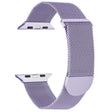 For Apple Watch 42mm Milanese Metal Magnetic Watch Band(Lavender Purple) - Watch Bands by PMC TechLife | Online Shopping South Africa | PMC TechLife