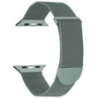 For Apple Watch 42mm Milanese Metal Magnetic Watch Band(Pine Green) - Watch Bands by PMC TechLife | Online Shopping South Africa | PMC TechLife