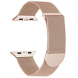For Apple Watch 38mm Milanese Metal Magnetic Watch Band(Retro Gold) - Watch Bands by PMC TechLife | Online Shopping South Africa | PMC TechLife