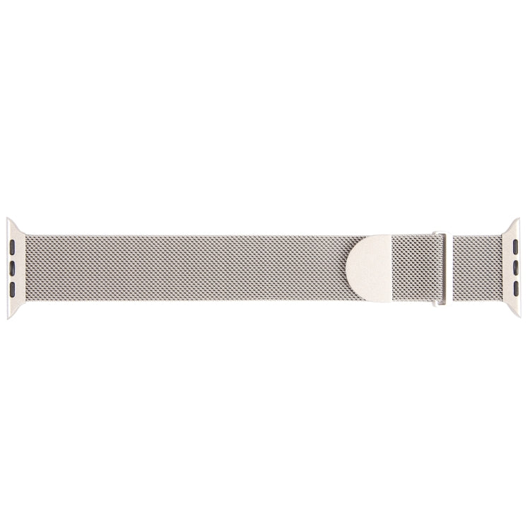 For Apple Watch SE 2023 44mm Milanese Metal Magnetic Watch Band(Starlight) - Watch Bands by PMC TechLife | Online Shopping South Africa | PMC TechLife
