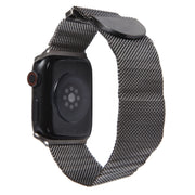 For Apple Watch 9 45mm Milanese Metal Magnetic Watch Band(Gunmetal)