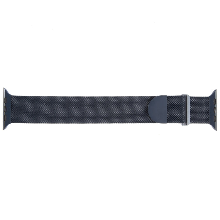 For Apple Watch 9 45mm Milanese Metal Magnetic Watch Band(Midnight Blue) - Watch Bands by PMC TechLife | Online Shopping South Africa | PMC TechLife