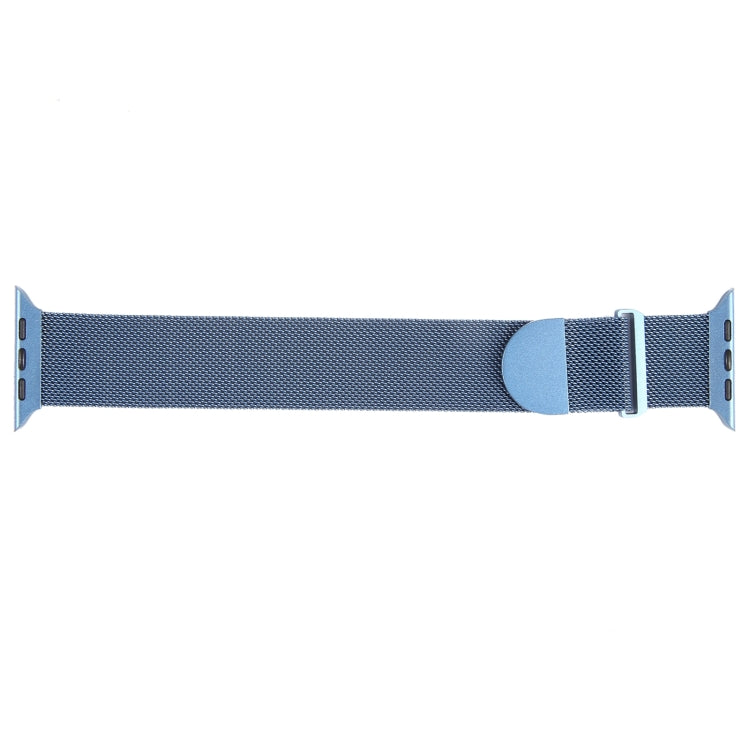For Apple Watch 9 45mm Milanese Metal Magnetic Watch Band(Blue) - Watch Bands by PMC TechLife | Online Shopping South Africa | PMC TechLife