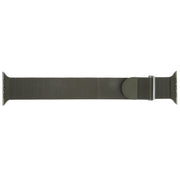 For Apple Watch 9 45mm Milanese Metal Magnetic Watch Band(Army Green)