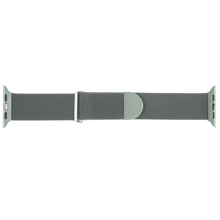 For Apple Watch 9 45mm Milanese Metal Magnetic Watch Band(Pine Green)