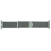 For Apple Watch 9 45mm Milanese Metal Magnetic Watch Band(Pine Green)