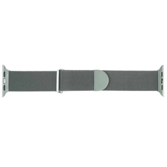 For Apple Watch 9 45mm Milanese Metal Magnetic Watch Band(Pine Green)