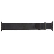 For Apple Watch 9 41mm Milanese Metal Magnetic Watch Band(Black)