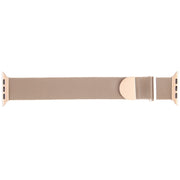 For Apple Watch 9 41mm Milanese Metal Magnetic Watch Band(Retro Gold)
