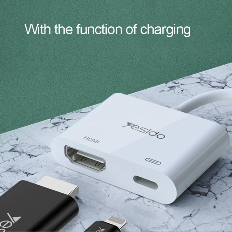 Yesido HM06 8 Pin to HDMI Audio Video Adapter - Converter & Adapter by Yesido | Online Shopping South Africa | PMC TechLife | Buy Now Pay Later Mobicred