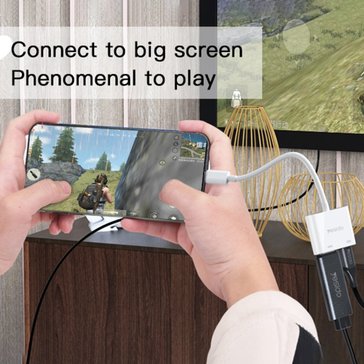 Yesido HM06 8 Pin to HDMI Audio Video Adapter - Converter & Adapter by Yesido | Online Shopping South Africa | PMC TechLife | Buy Now Pay Later Mobicred