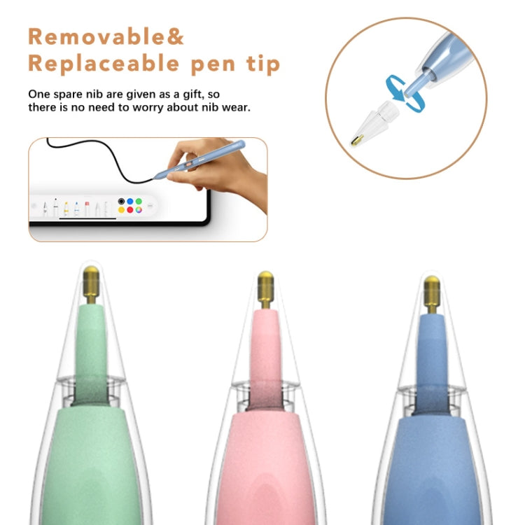 P10s Transparent Case Wireless Charging Stylus Pen for iPad 2018 or Later(White)